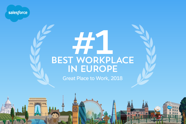Salesforce Named the #1 Best Workplace in Europe